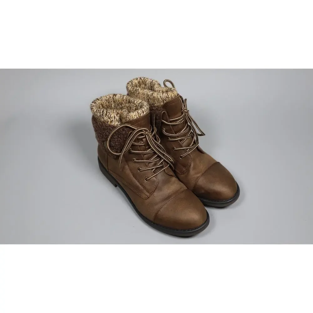 CLIFFS BY WHITE MOUNTAIN Women's Duena Hiking Style Boot Brown Size 9